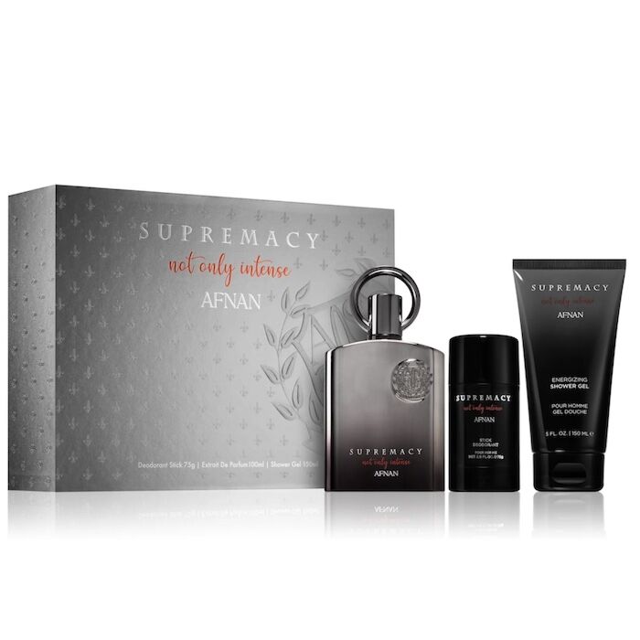Afnan Supremacy Not Only Intense EDP 100ml 3 Piece Gift Set - Image 1