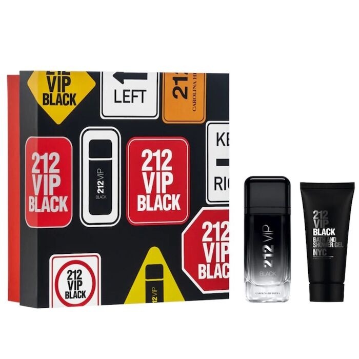 Carolina Herrera 212 VIP Black EDP 2-Piece Gift Set For Men - Image 1