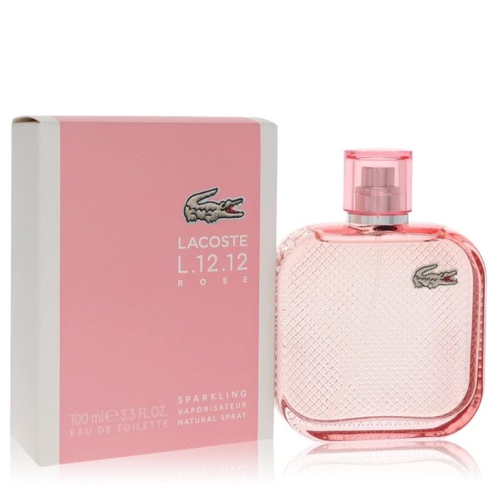 Lacoste Eau De Lacoste L.12.12 Rose Sparkling Perfume By Lacoste for Women EDT 100ml - Image 1