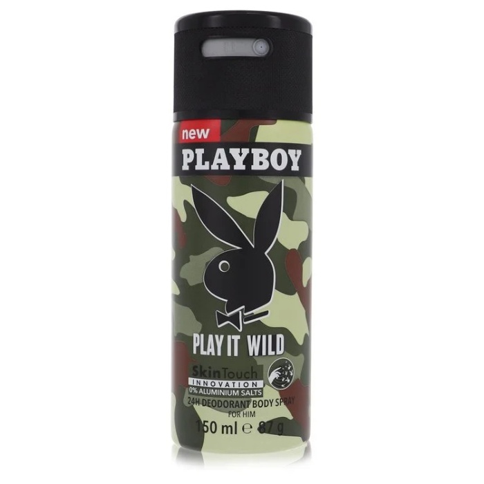 Playboy Play It Wild Deodorant Spray By Playboy for Men 150ml - Image 1