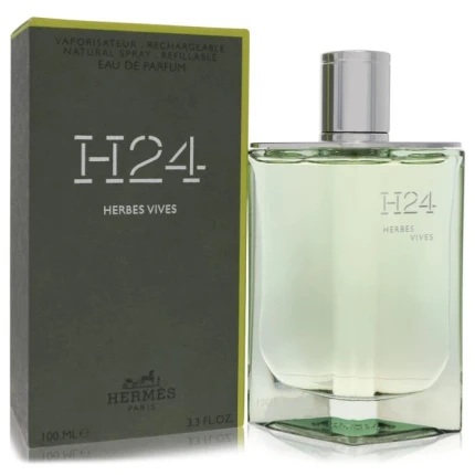 Hermes H24 Herbes Vives Cologne By Hermes  for Men EDP 100ml Refillable