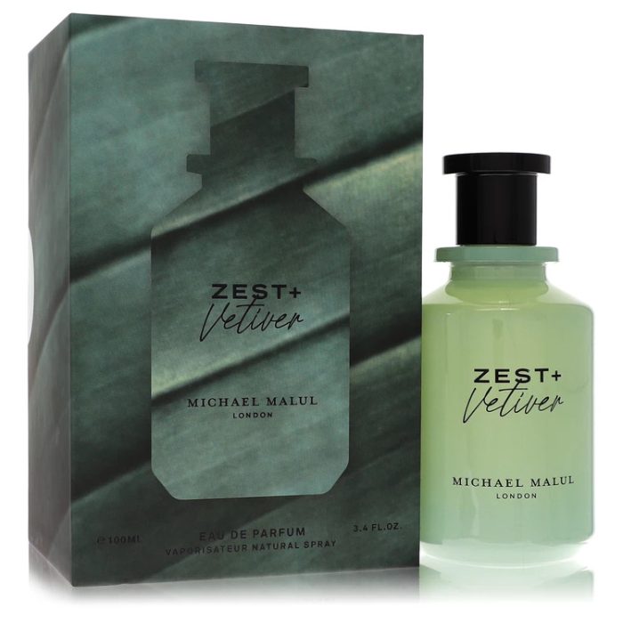 Michael Malul Zest + Vetiver Cologne By Michael Malul for Men EDP 100ml - Image 1