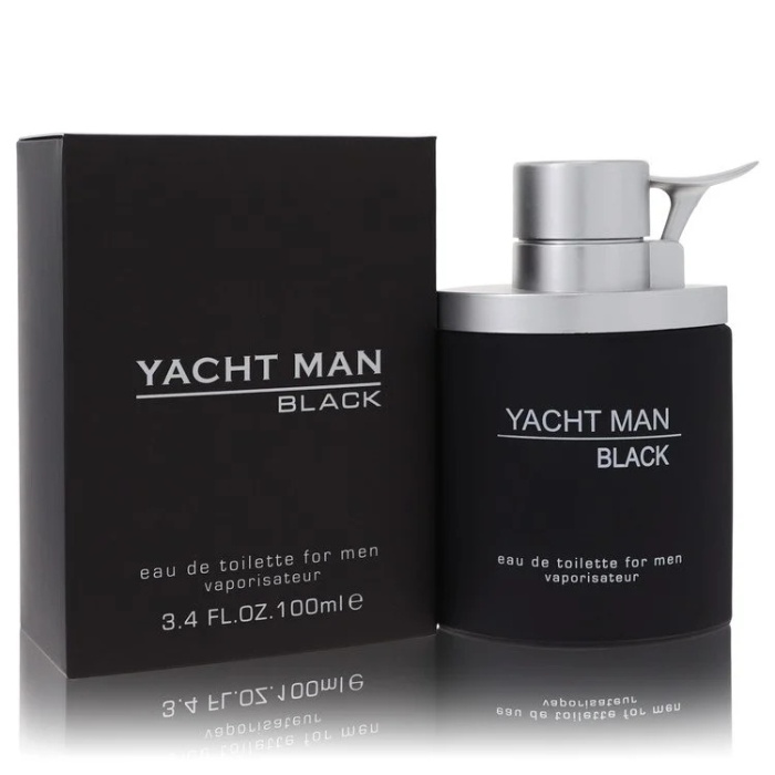 Yacht Man Black Cologne By Myrurgia for Men EDT 100ml - Image 1
