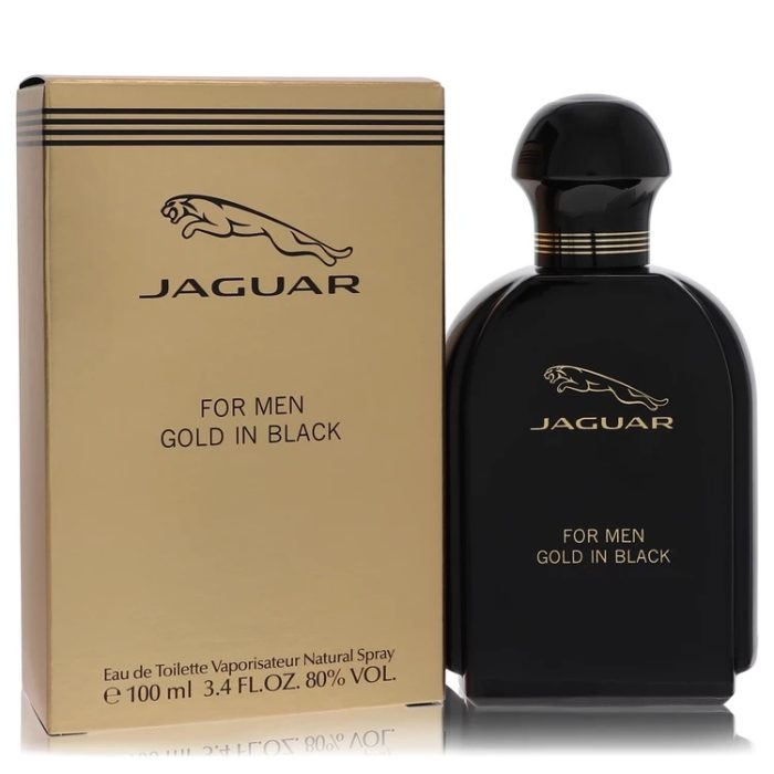 Jaguar Gold In Black Cologne By Jaguar for Men EDT 100ml - Image 1