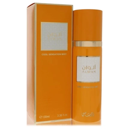 Rasasi Alwan Cologne By Rasasi for Unisex Cool Sensation Mist 100ml
