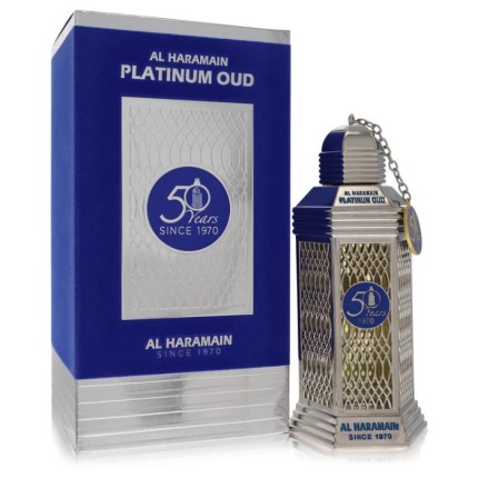 Al Haramain 50 Years Platinum Oud Perfume By Al Haramain for Unisex EDP 100ml