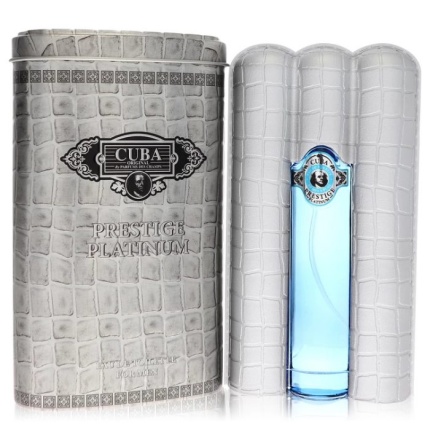 Cuba Prestige Platinum Cologne By Fragluxe for Men EDT 90ml