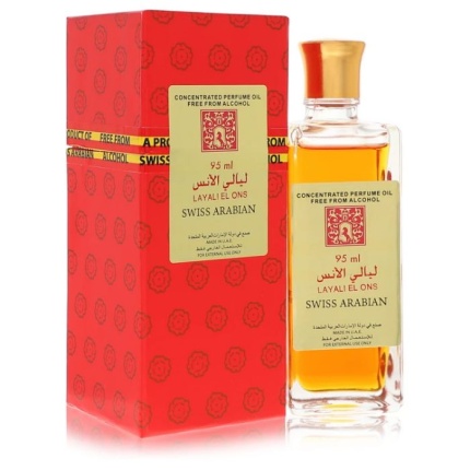 Swiss Arabian Layali El Ons By Swiss Arabian for Women Concentrated Perfume Oil Free From Alcohol 95ml