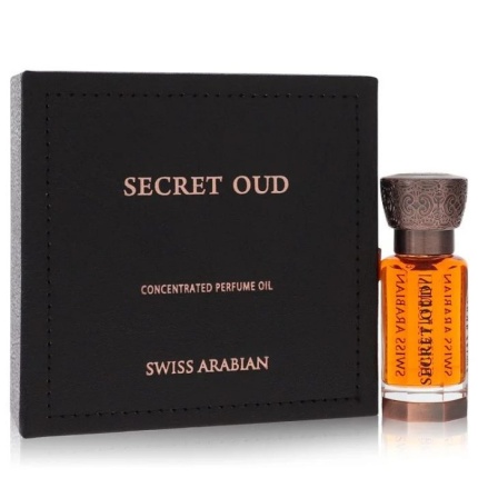 Swiss Arabian Secret Oud Cologne By Swiss Arabian for Unisex Concentrated Perfume Oil 0.4 oz