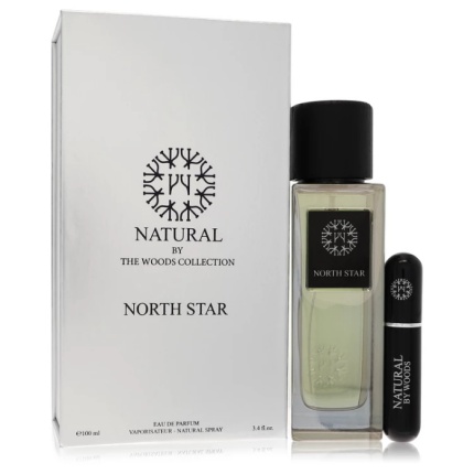 The Woods Collection Natural North Star Perfume for Unisex EDP with Mini Refillable Spray 100ml